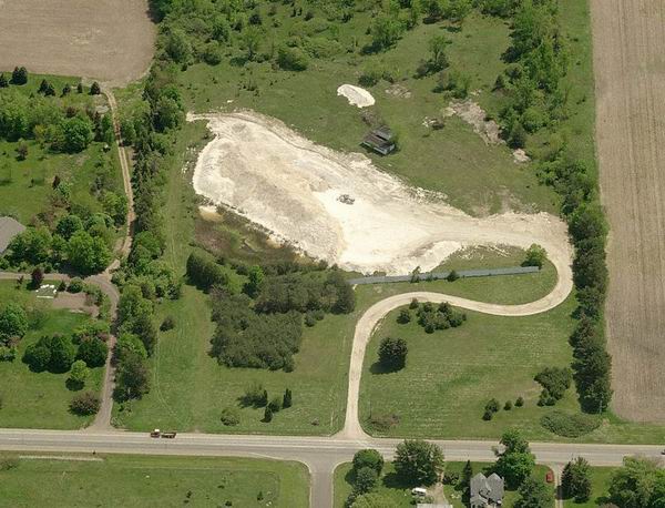 Maple City Drive-In Theatre - Birds Eye (newer photo)
